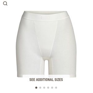 Skims cotton rob boxer (bone) XL - brand new